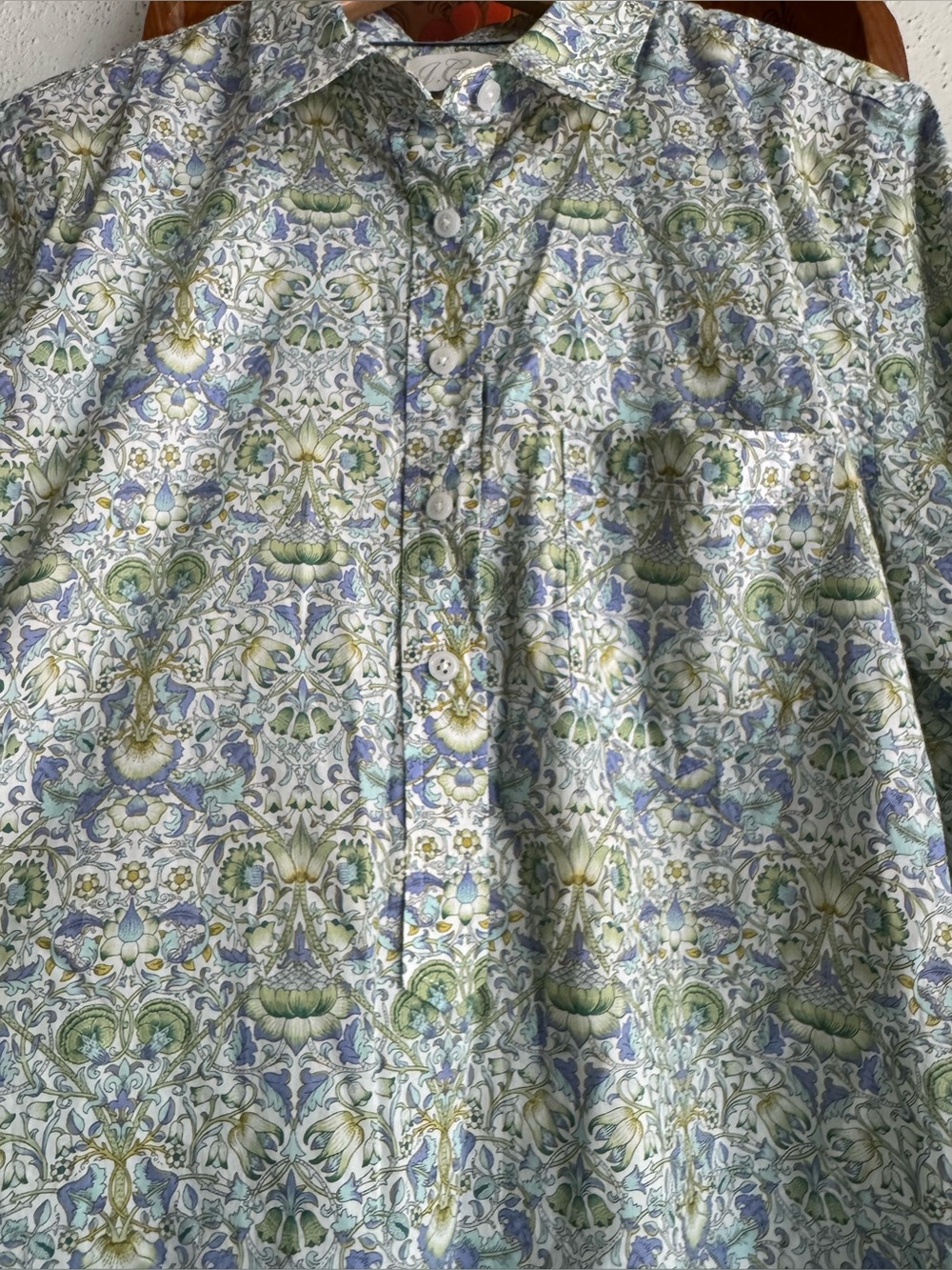 J. Crew classic-fit popover top in Liberty® Lodden fabric Size 14 - Picture 6 of 14